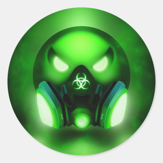 Sticker Rond Toxicmoji ラウンドシール (正面)
