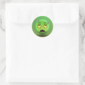 Sticker Rond Zombiemoji ラウンドシール (バッグ)