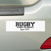 Sticker Rugby quote バンパーステッカー (車上)