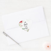 Sticker Saint-Valentin Élégant "Just You and Me"  ハートシール (封筒)