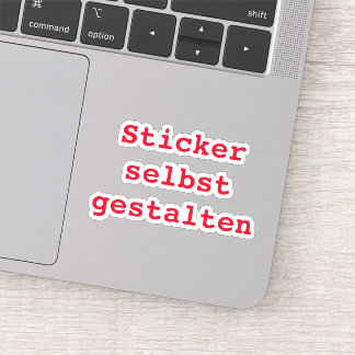 Sticker selbst gestalten シール
