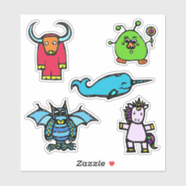 Sticker Sheet 6x6 "the alphabet book" (Matte) シール