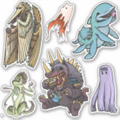 Sticker Sheet - Monster Tea Party シール (正面)