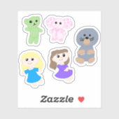 Sticker Sheet - Samantha, Stacy & Friends シール (シート)