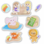 Sticker Sheet - Summer Time Toys シール (正面)