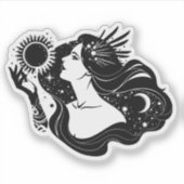 Sticker - "Sorceress" シール (正面)