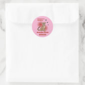 sticker spotted animal ラウンドシール (バッグ)