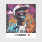 Sticker - Street graffiti art RAP and Hip Hop シール (シート)