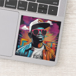 Sticker - Street graffiti art RAP and Hip Hop シール