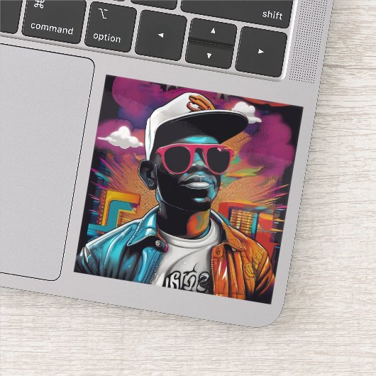 Sticker - Street graffiti art RAP and Hip Hop シール (詳細)