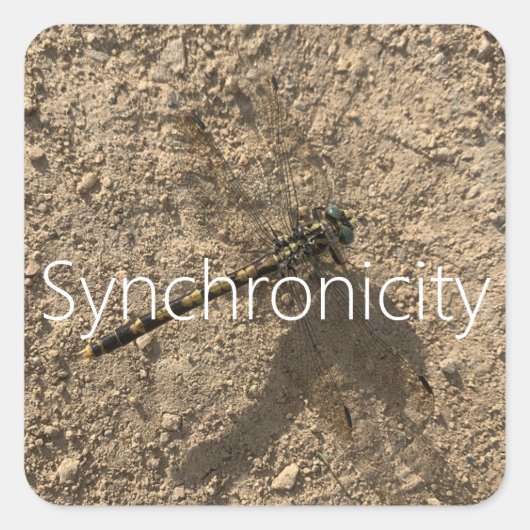 Sticker 'Synchronicity' スクエアシール (正面)