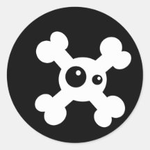 sticker Tête de Mort