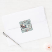 Sticker “Traineau du Père Noël“ スクエアシール (封筒)