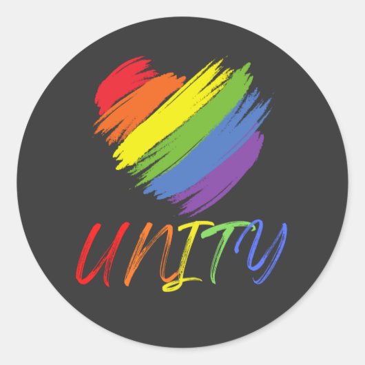 STICKER UNITY ラウンドシール (正面)