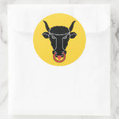 Sticker with Flag of Uri, Switzerland ラウンドシール (バッグ)