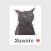 Sticker Zoned Out Cat Meme シール (シート)