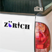 sticker zürich バンパーステッカー (トラック上)