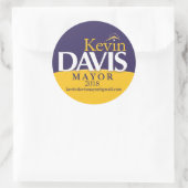 STICKERSキャンペーン市長 ラウンドシール (バッグ)