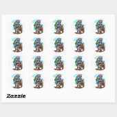 STICKERS – 海賊 ラウンドシール (シート)