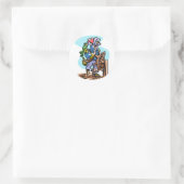 STICKERS – 海賊 ラウンドシール (バッグ)