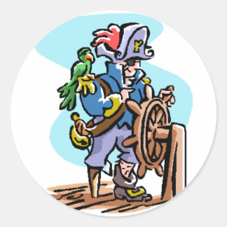 STICKERS – 海賊 ラウンドシール