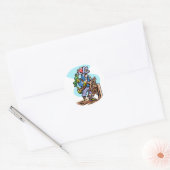STICKERS – 海賊 ラウンドシール (封筒)