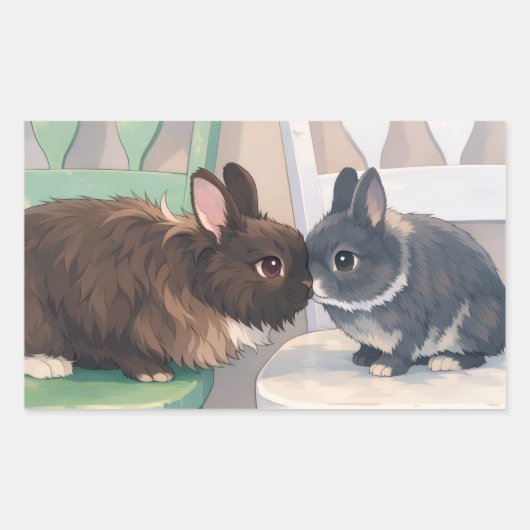 Stickers Available Sheets or Rolls Aval 2 sizes  長方形シール (正面)