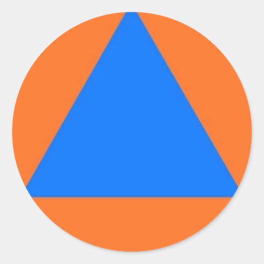 Stickers Civiele Bescherming ラウンドシール (正面)