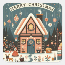 Stickers de Noël スクエアシール