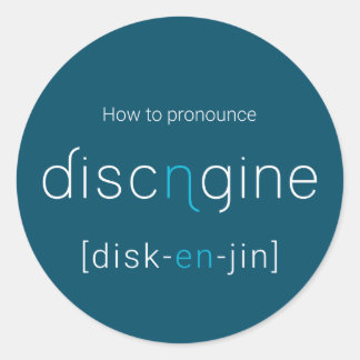 Stickers Disk-En-Jin ラウンドシール