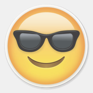 Stickers emoji by French Store ラウンドシール