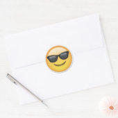 Stickers emoji by French Store ラウンドシール (封筒)