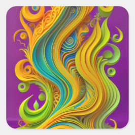 Stickers for Kids' Party/Celebration スクエアシール