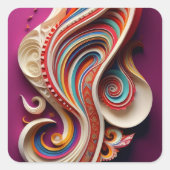 Stickers for Kids' Party/Celebration スクエアシール (正面)