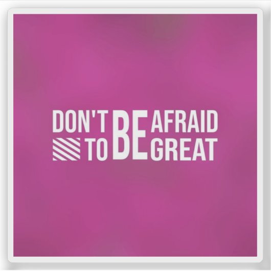 stickers for motivation シール (正面)