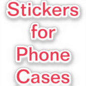 Stickers for Phone Cases シール (正面)