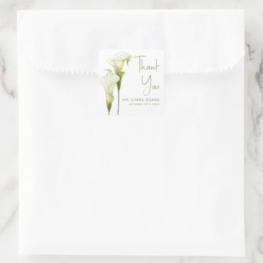 Stickers for Weddings スクエアシール (バッグ)