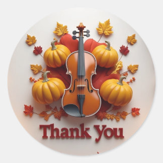 Stickers & Labels Christmas Pumpkins and Voilen ラウンドシール