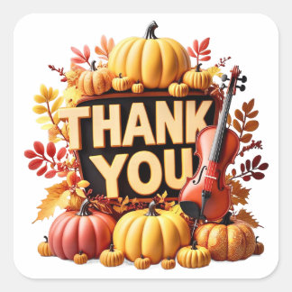 Stickers & Labels Christmas Thistle Flower Scottie スクエアシール