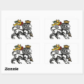 stickers Massive Yard White Lion 2018 長方形シール (シート)