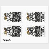 stickers Massive Yard White Lion Full 2018 長方形シール (シート)