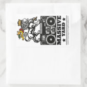 stickers Massive Yard White Lion Full 2018 長方形シール (バッグ)