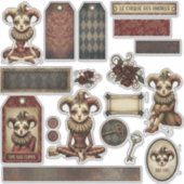 Stickers - Melancholy Harlequin シール (正面)