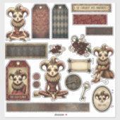 Stickers - Melancholy Harlequin シール (シート)