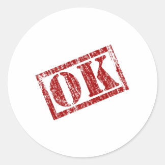 Stickers ok ラウンドシール