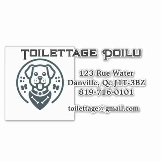 Stickers personnalisés en vinyle découpés sur mesu シール (正面)