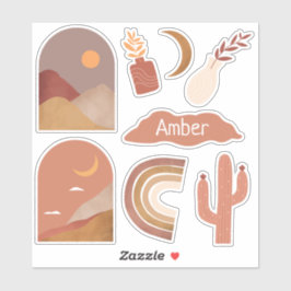 Stickers personnalisés - Terracotta シール