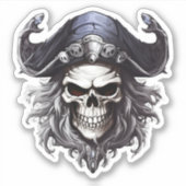 Stickers Pirate's Mark: Bold Sticker Designs シール (正面)