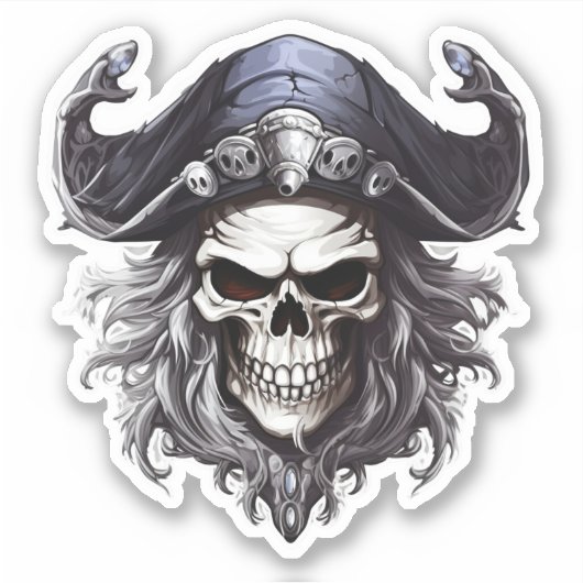 Stickers Pirate's Mark: Bold Sticker Designs シール (正面)
