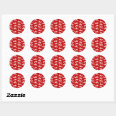 Stickers (Small) 3,8 cm, 20 per sheet - Christmas ラウンドシール (シート)